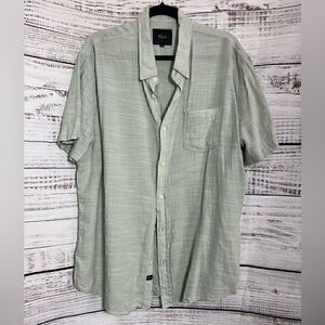 Rails Shirt Mens Size XXL Button up Fair Fax Sage Cotton light Casual